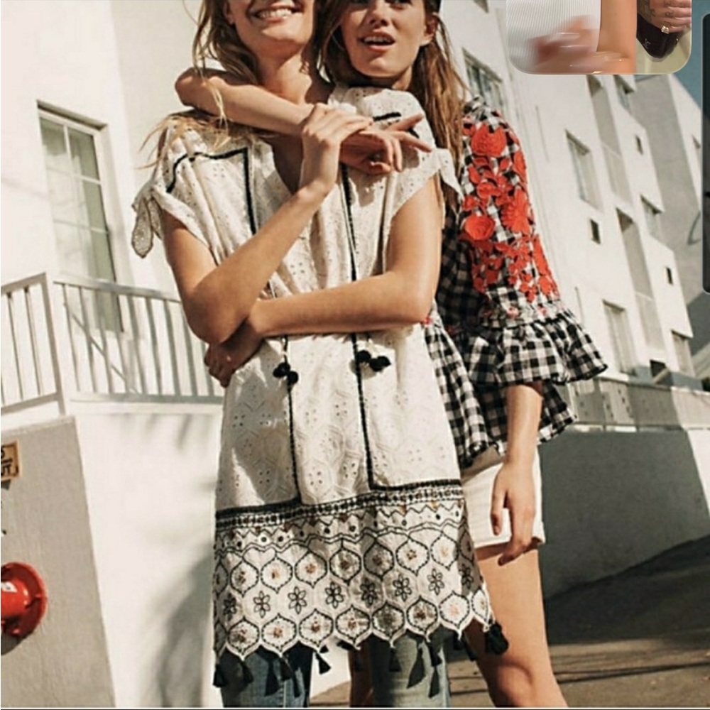 Anthropologie Hemant & Nandita Aditya Embroidered Dress Size XS NWOT
